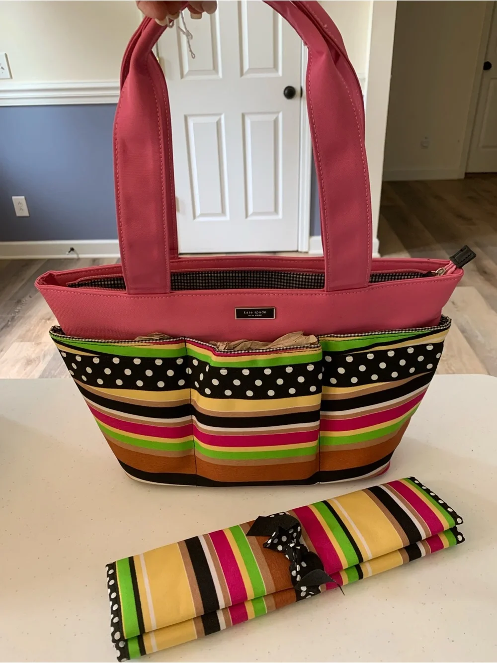 Kate Spade New York Adaira Baby  Diaper Bag/Utility Tote shoulder bag handbag